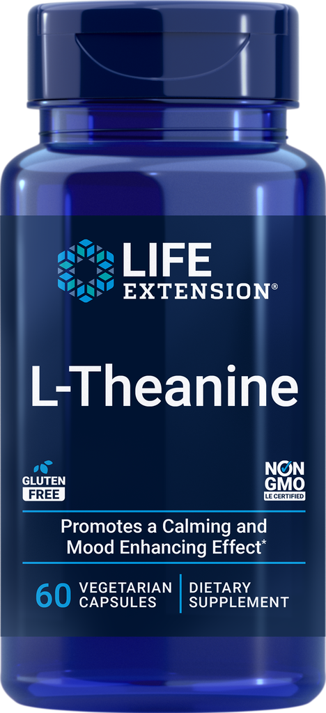 L-Theanine, 100 mg, 60 vegetarian capsules