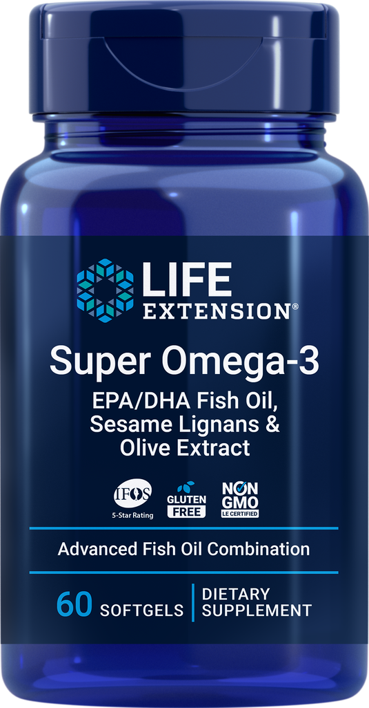 Super Omega-3 EPA/DHA with Sesame Lignans & Olive Extract