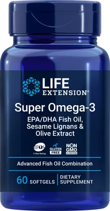 Super Omega-3 EPA/DHA with Sesame Lignans & Olive Extract